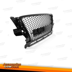 PARRILLA DELANTERA DISEÑO RS NEGRA PARA AUDI Q5, 8R  (2012-2015)