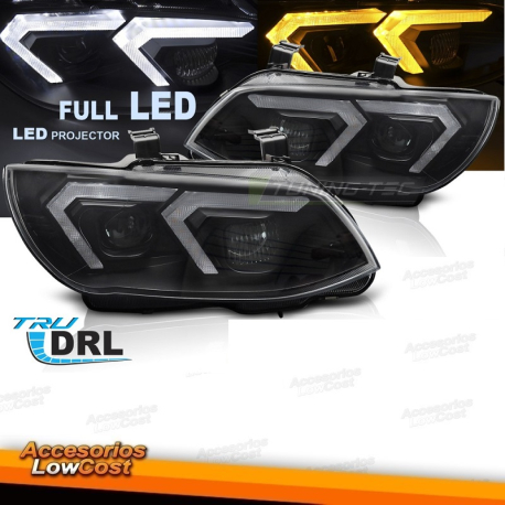FAROS FULL LED NEGROS compatibles con BMW E92/E93 LCI 10-13