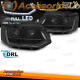 Faros delanteros FULL LED NEGRO, tubelight, con luz diurna secuencial, para VW T5 10-15