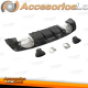DIFUSOR DOBLE SALIDA NEGRO BRILLO  look RS para AUDI  TT 8S 14-18