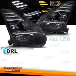 FAROS DELANTEROS LED COMPLETOS SEQ DRL PARA NISSAN GT-R 08-23