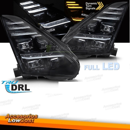 FAROS DELANTEROS LED COMPLETOS SEQ DRL PARA NISSAN GT-R 08-23