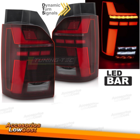 PILOTOS LED ROJOS SEQ PARA VW T6 15-19   T6.1 20-24
