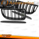 REJILLAS DOBLE LAMA BMW SERIE 3 E90 / E91 PRE-LCI 05-08 NEGRO BRILLO
