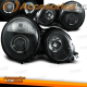 FAROIS ANGEL EYES / MERCEDES E W210 / 95-99 FUNDO PRETO