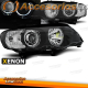 BMW X5 E53 99-03 FAROS OJOS ANGEL CCFL NEGRO APTOS XENON DE ORIGEN