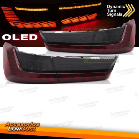 PILOTOS OLED DINAMICOS BMW G20 19-21 ROJO AHUMADO