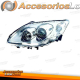 FAROL / OPTICA DIREITA H7 + H7 / RENAULT LAGUNA / 07-10 FUNDO PRETO