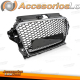 REJILLA DEPORTIVA LOOK RS CROMADA NEGRO BRILLANTE PDC compatible con AUDI A3 8V 12-16