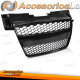 PARRILLA AUDI TT LOOK RS EN PANAL DE ABEJA NEGRO BRILLO