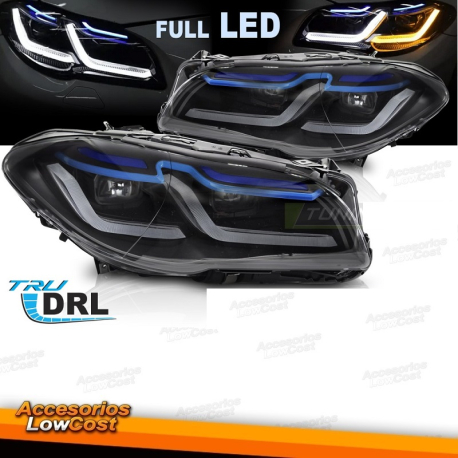 FAROS DELANTEROS FULL LED DRL compatibles con BMW F10 / F11 10-13