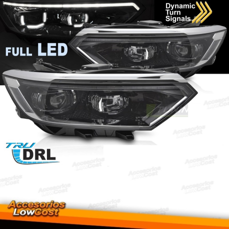 FAROS DELANTEROS LED SEQ DRL compatibles con VW PASSAT B8 14-19