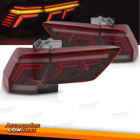 PILOTOS TRASEROS LED ROJOS PARA VW TIGUAN II 20-24