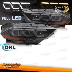 PUNHO / MANETE DE MUDANCAS BMW ILUMINADA EM PELE