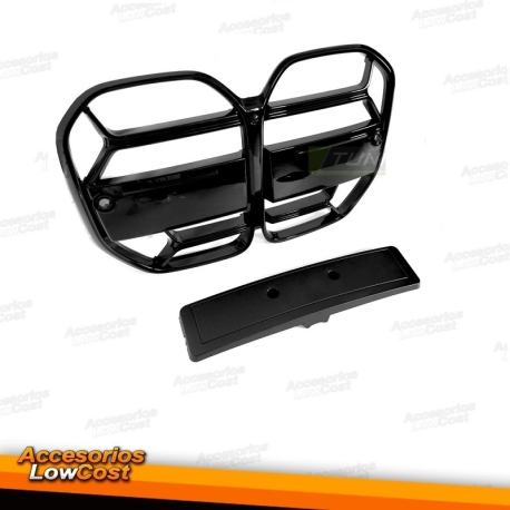 PARRILLA ESTILO DEPORTIVO NEGRO BRILLANTE compatible con BMW G22 G23 20-