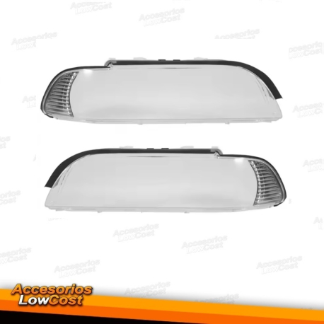 CAPAS / MASCARAS FAROIS E39 COM PISCA ESCURECIDO / 95-00