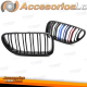 PARRILLA DEPORTIVA NEGRO BRILLANTE TRICOLOR DOBLE BARRA compatible con BMW F12 / F13 11-18