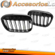 REJILLA DEPORTIVA DOBLE BARRA NEGRO BRILLANTE para BMW X1 F48 15-20