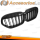 REJILLA DEPORTIVA DOBLE NEGRO BRILLANTE para BMW X1 F48 LCI 20-22