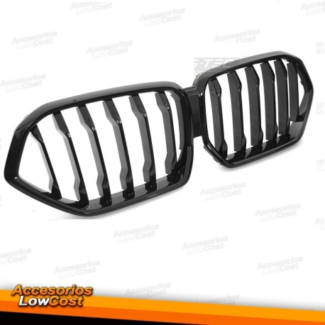 REJILLA NEGRO BRILLANTE compatible con BMW X6 G06 19-23