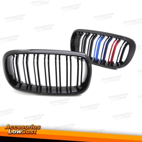 REJILLA DEPORTIVA NEGRA TRICOLOR compatible con BMW X5 F15 X6 F16