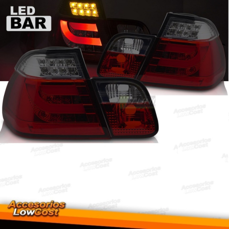 LUCES TRASERAS LED ROJO HUMO para BMW E46 01-05 SEDÁN