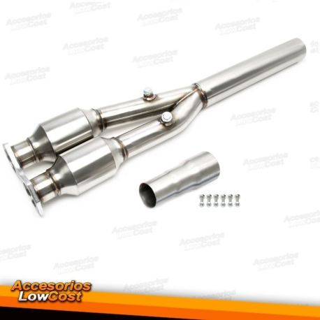 Tubo en Y sustitucion de catalizador para R32 TT A2 Golf 5