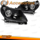 Faros delanteros negros compatibles con Ducato / Boxer / Jumper (10-14)