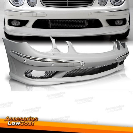 PARA-CHOQUES FRONTAL TIPO AMG / MERCEDES E W211 / 02-06 COM PDC