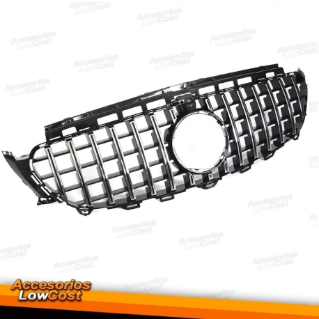 Parrilla deportiva cromada negra para Mercedes W213 / S213 16-19.
