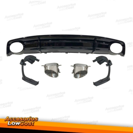 Difusor Trasero Audi A7 2015-2018 S-Line Look RS7 ABS