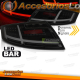 PILOTOS LED BAR AUDI TT 06-13 NEGROS CON INTERMITENTE DINÁMICO