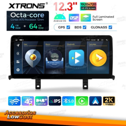 Radio GPS multimedia Android 14 de 12,3 BMW para Serie 1 F20 F21 / Serie 2 F23 Cabrio NBT