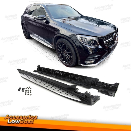 Estriberas de aluminio  con homologación para Mercedes GLC X253 C253 (Cupé) 2015-2022