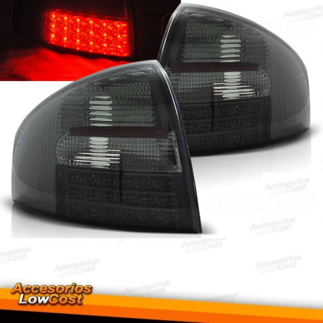 PILOTOS LED AUDI A6 4B, 97-04. CRISTAL CLARO-ROJO