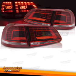LUZES TRASEIRAS LED BARRA LED FUMADA compatível com VW POLO V 09-17