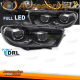 FAROLINS TRASEIROS LED / VW SCIROCCO / 08+ CROMADO ESCURECIDO