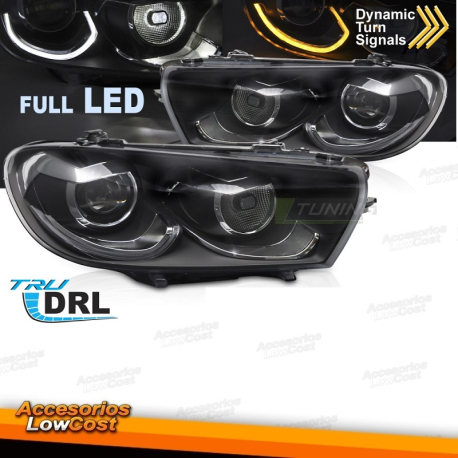 Faros delanteros Full LED compatibles con VW Scirocco III 08-14