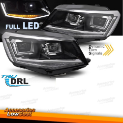 FAROL PRETO LADO DIREITO H4 TYC PARA VW CADDY 15-20