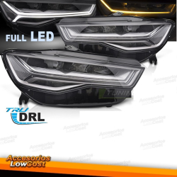 Faros delanteros Full LED DRL compatibles con Audi A6 C7 14-18