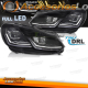 Faros delanteros Full LED plateados con luz diurna secuencial (DRL) para VW Golf 6 08-12