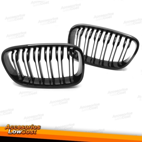 PARRILLAS PARA BMW SERIE 1 F20 F21 2011-2014 PACK M NEGRO BRILLO
