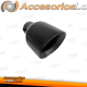 Cola de escape universal negro mate, salida 115mm