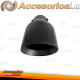 Cola de escape universal negro mate, salida 115mm