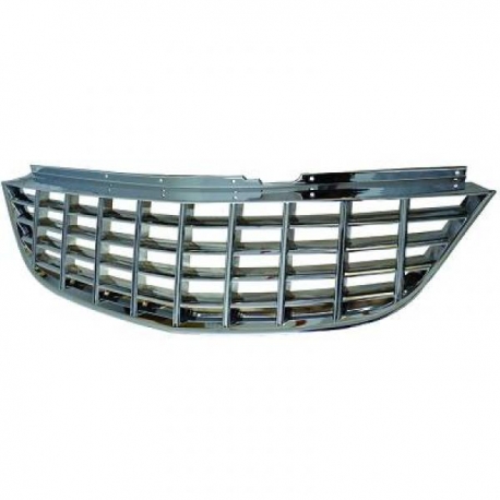 GRELHA FRONTAL SEM SIMBOLO PARA OPEL CORSA D / 07+ CROMADA