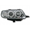 FAROS CON OJOS DE ÁNGEL CITROEN SAXO. FONDO CROMO.