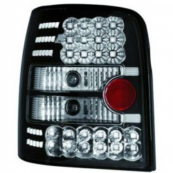 PILOTOS TRAS. LED PASSAT, 96-00 - CRISTAL CLARO/NEGRO- VARIANT