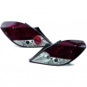 FAROLINS TRASEIROS LED / OPEL CORSA D / 00-06 VERMELHO