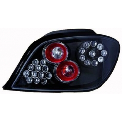 PILOTOS TRASEROS LED 307, 01- CRISTAL CLARO/NEGRO.