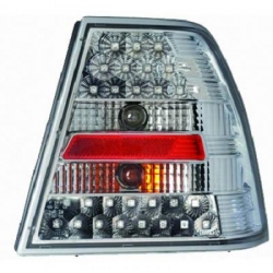 FAROLINS TRASEIROS LED / VW BORA / 98-05 CROMADOS